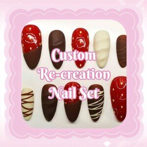 💅 Custom Re-Creation Press-On Nails (Made to Order)
